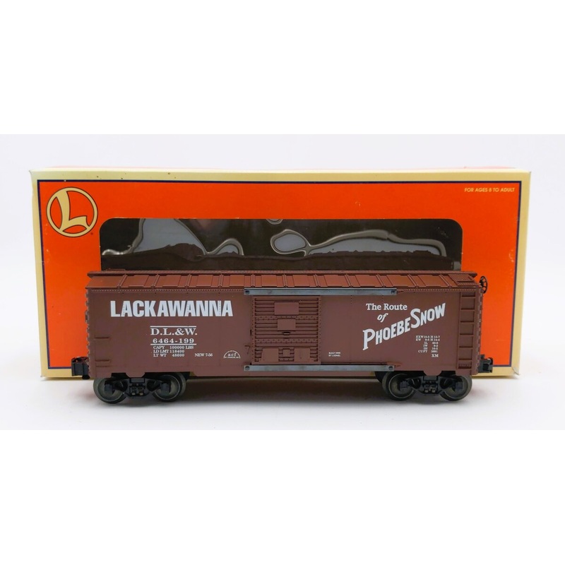 Lionel 6-29250 O Delaware, Lackawanna and Western Phoebe Snow Boxcar #6464-199 LN/Box