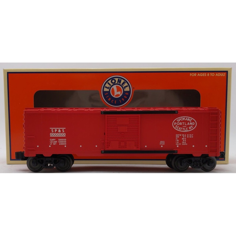 Lionel 6-39212 O Gauge Spokane Portland & Seattle Boxcar #0000000 LN/Box