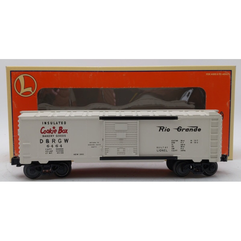 Lionel 6-39244 O Gauge Denver & Rio Grande Boxcar #6464 LN/Box