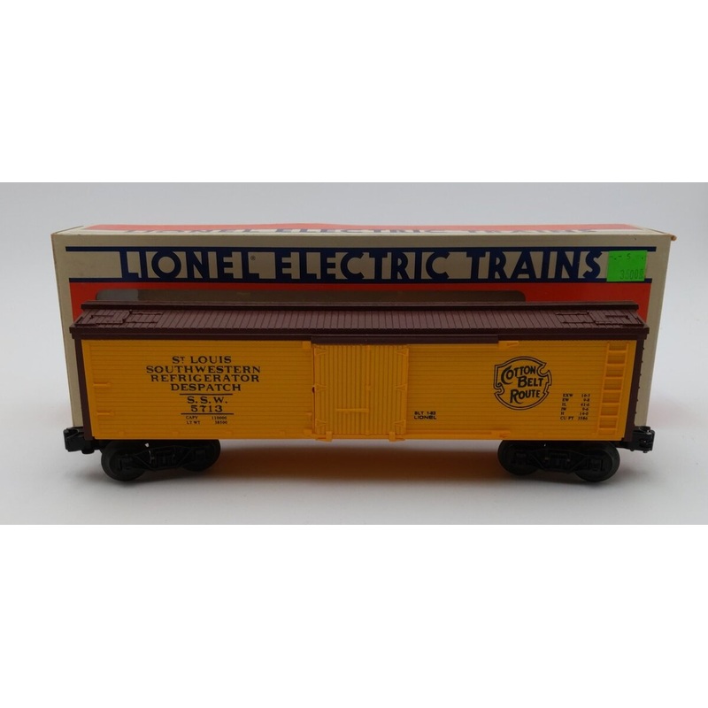 Lionel 6-5713 O Gauge SSW Cotton Belt Route Woodside Reefer Car LN/Box
