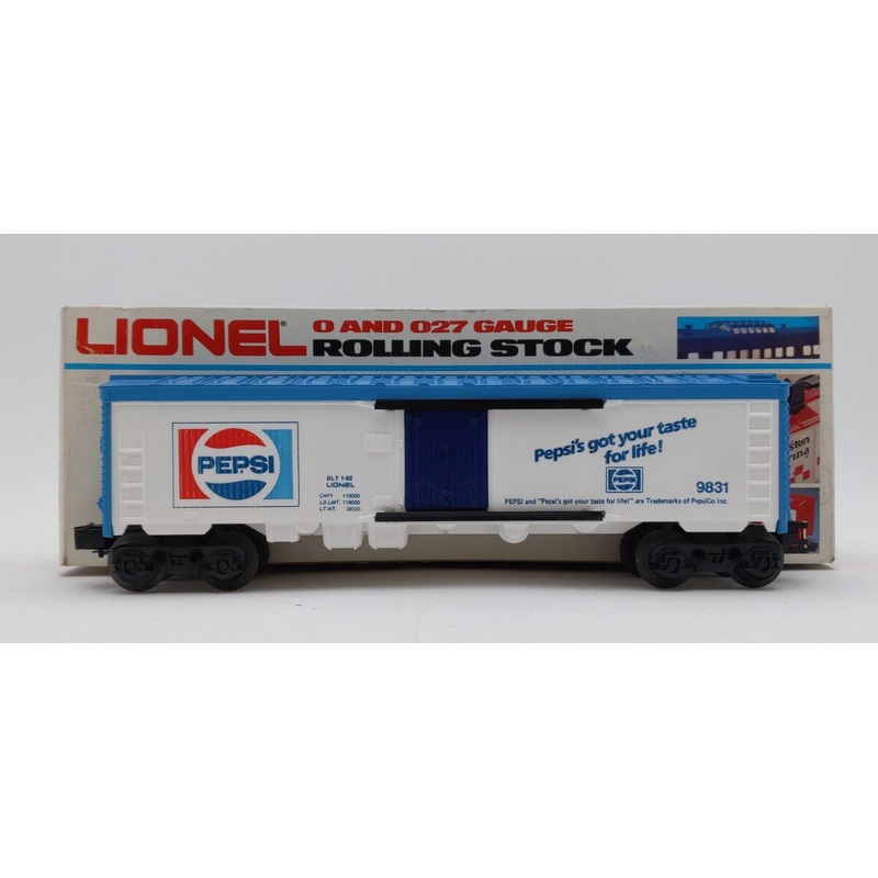 Lionel 6-9831 O Gauge Pepsi Cola Billboard Reefer Car EX/Box