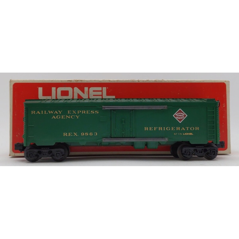 Lionel 6-9863 O Gauge REA Reefer Car #9863 EX/Box