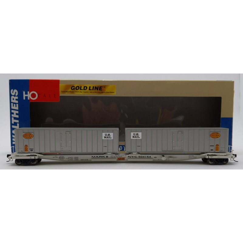 Walthers 932-40851 Flx-van flat w/2trl NYC #504154 EX/Box