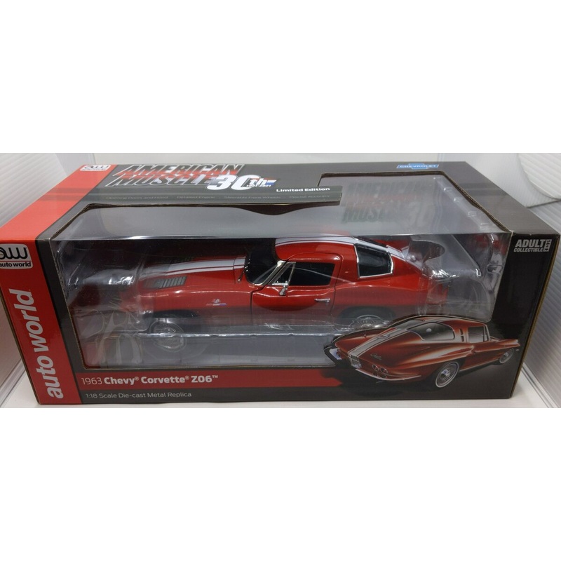 Auto World 1263 1963 CHEVY CORVETTE Z06 1/18 Die Cast