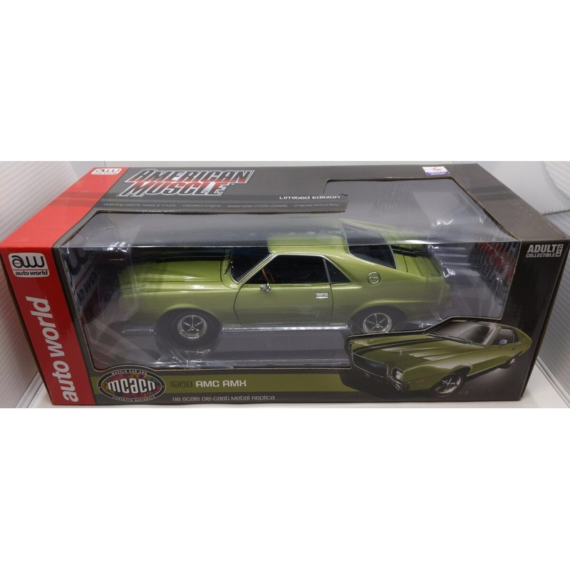 Auto World 1968 AMC AMX – MCACN 1:18 Diecast