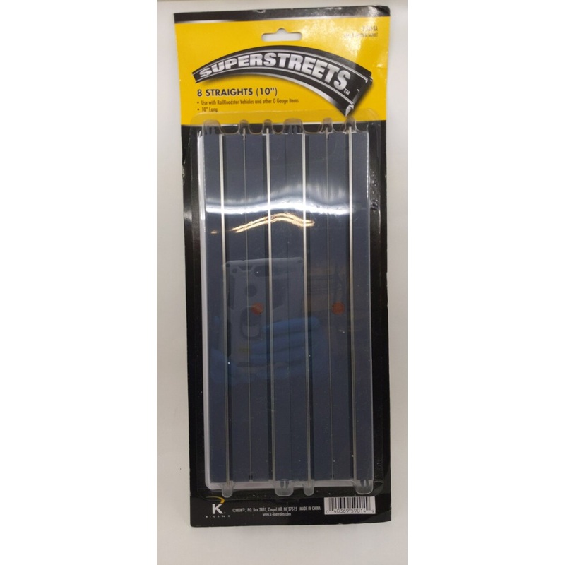 K-Line K-0813A SuperStreets 8 Pk 10 Straight Track
