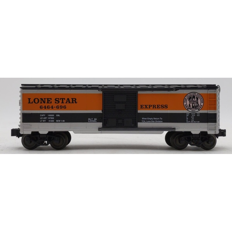 Lionel 6-52093 O Gauge TCA Lone Star Division Express Boxcar #6464-696 LN