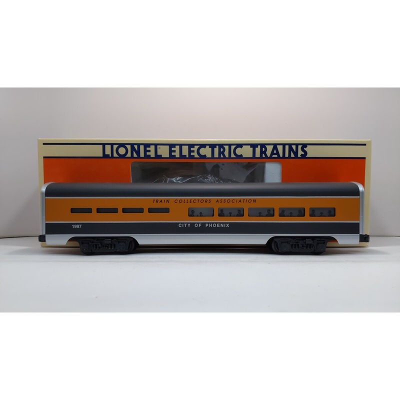 Lionel 6-52106 O Gauge TCA 1997 City of Phoenix Aluminum Diner Car LN/Box
