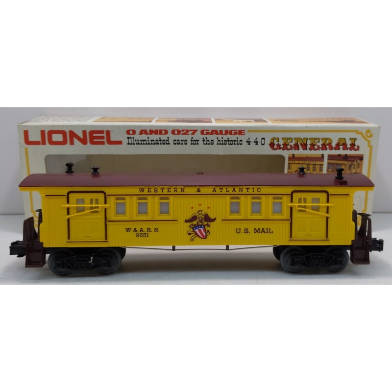 Lionel 6-9551 O Gauge W&ARR US Mail/Baggage Car #9551 LN/Box