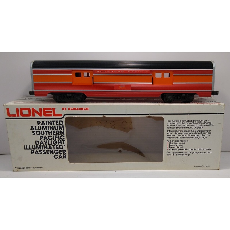 Lionel 6-9589 O Gauge Southern Pacific Daylight Aluminum Baggage Car EX/Box