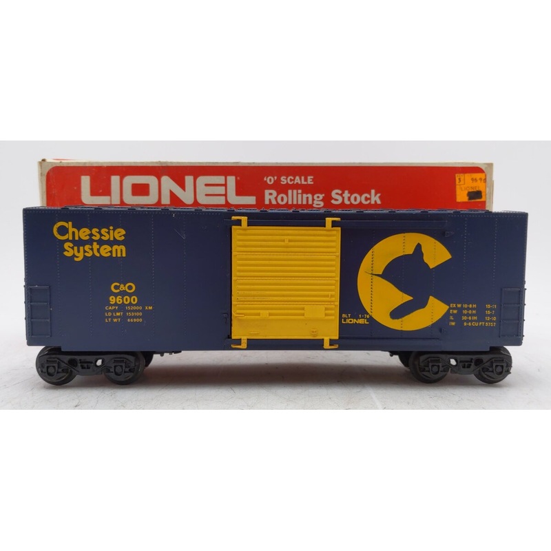 Lionel 6-9600 O Gauge Chessie Hi Cube Boxcar #9600/Box