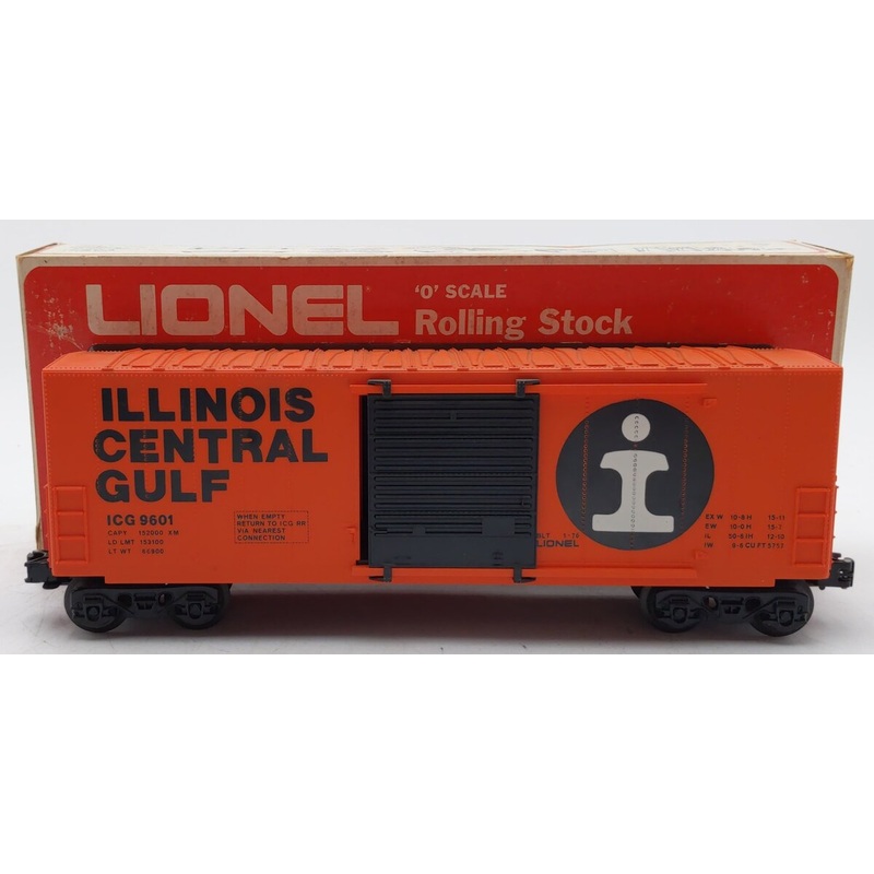 Lionel 6-9601 O Gauge Illinois Central Hi Cube Boxcar LN/Box