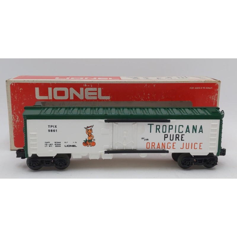 Lionel 6-9861 O Gauge Tropicana Billboard Reefer Car LN/Box