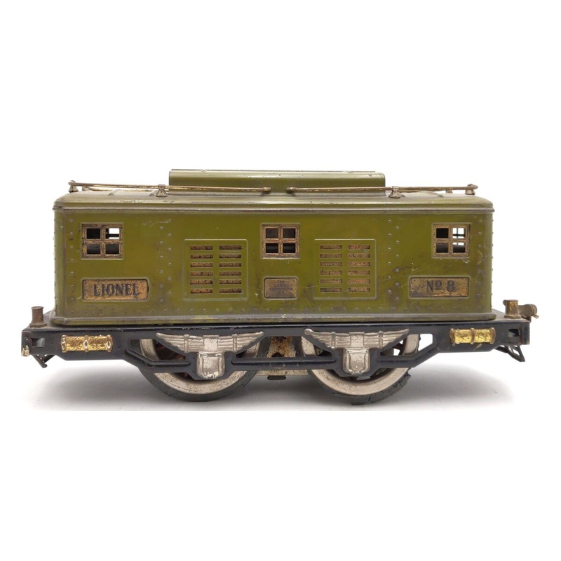 Lionel 8 Vintage Standard Gauge 0-4-0 Powered Electric Locomotive