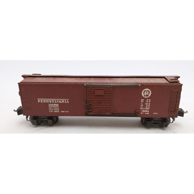 Lionel X2954 O Prewar Semi-Scale PRR Boxcar #100800 VG