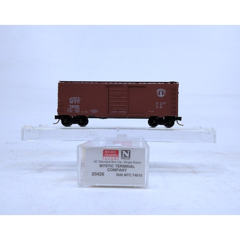 Micro-Trains 02000426 N Mystic Terminal Company 40′ Standard Boxcar #74015 LN/Box