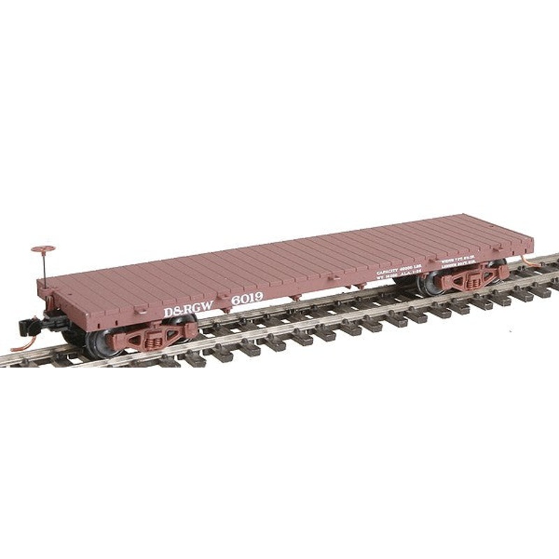 Micro-Trains 85500032 HOn3 Denver & Rio Grande Western 30′ Flatcar #6019 MT/Box