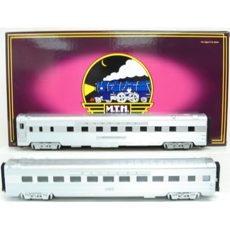 MTH 20-6643 O Santa Fe 70′ Streamlined Slpr/Diner Passenger Car Set (Set of 2) LN/Box