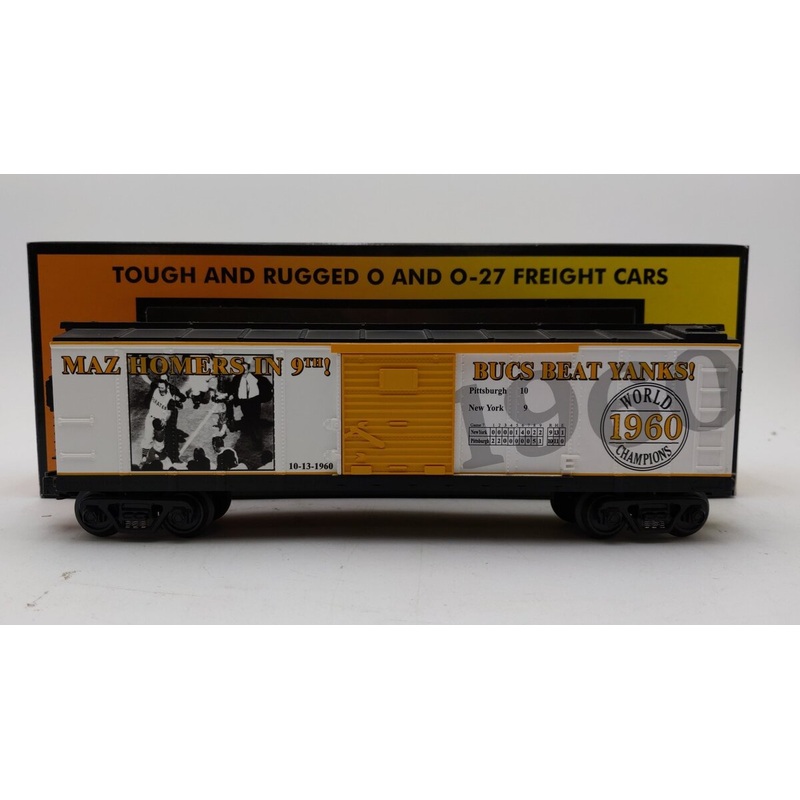 MTH 30-74129 O Gauge Mazeroski World Series Homer Boxcar MT/Box