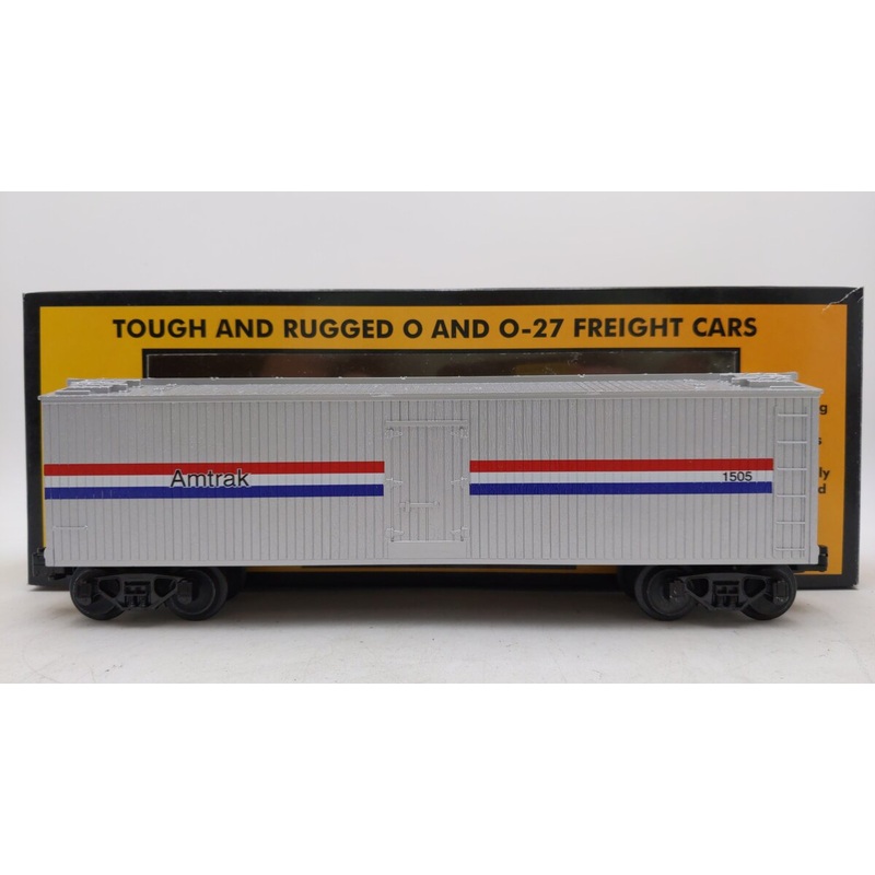 MTH 30-7811 O Amtrak RailKing 40′ Woodsided Reefer Car #1505 EX/Box