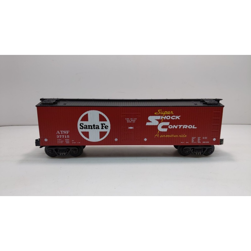 MTH 30-7814 O Gauge Santa Fe Reefer Car #37715 EX