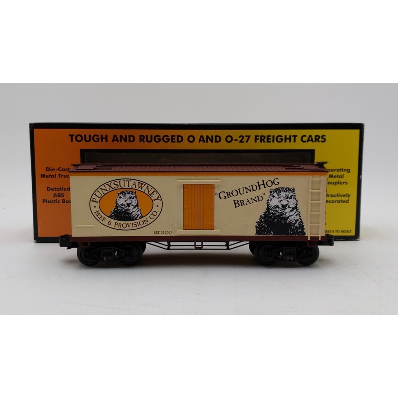 MTH 30-7892 O Punxsutawney 19th Century Reefer Car EX/Box