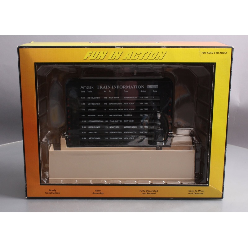 MTH 30-9022 O Amtrak Operating Dispatch Board #334 EX/Box