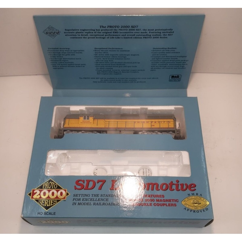 Proto 2000 30153 HO Union Pacific SD7 Diesel Locomotive #458 NIB