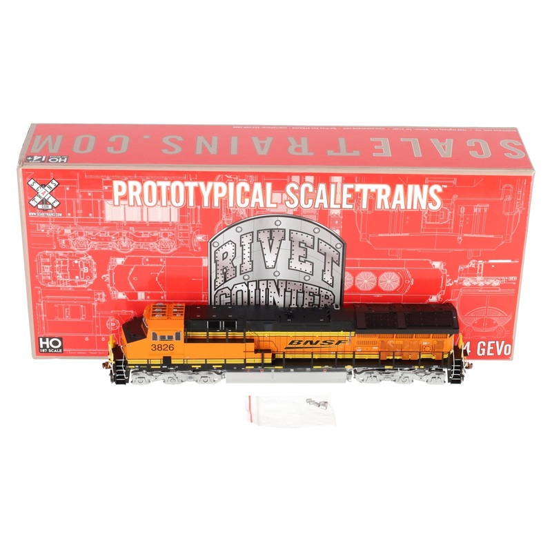 Rivet Counter 31084 HO Scale BNSF GE Tire 4 GEVO Diesel Locomotive #3826 NIB