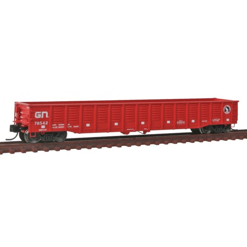 Trainworx Inc 25202-09 N Great Northern 52’6 Corrugated Gondola #78542 NIB