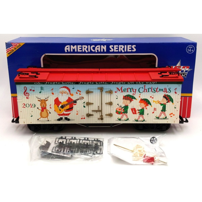 USA Trains R13037 G 2019 Christmas Reefer Car EX/Box