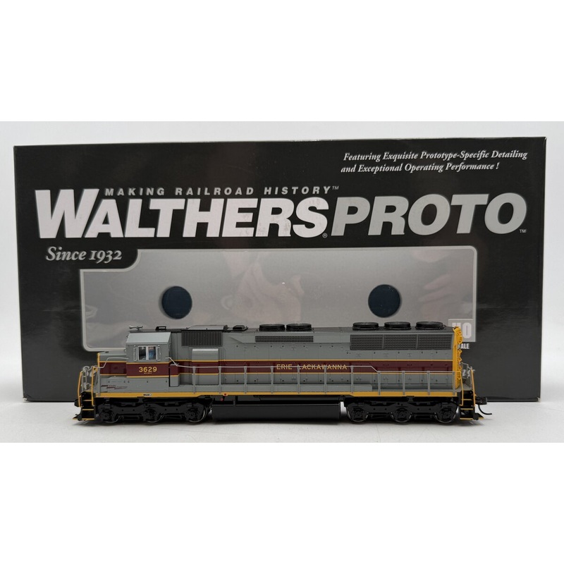 Walthers 920-48062 HO Erie Lackawanna SD45 Diesel Locomotive #3629 – Standard DC LN/Box