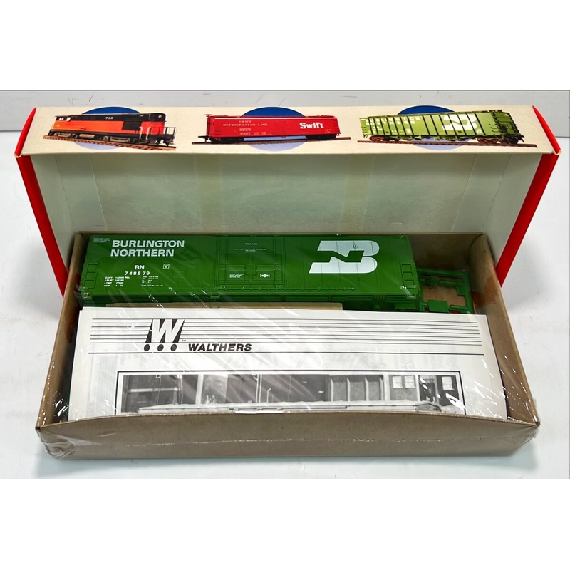 Walthers 932-4756 HO Burlington Northern FGE Insulated Box Car Kit #748879 MT/Box