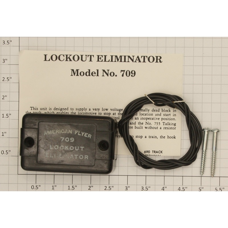 American Flyer 709 S Scale 709 Lockout Eliminator With Wire and Screws