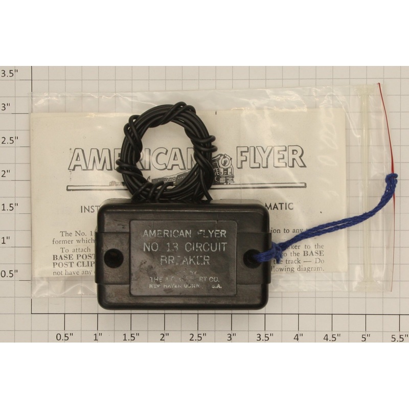 American Flyer PA9181 S Gauge No. 13 Circuit Breaker with Wire and Screws