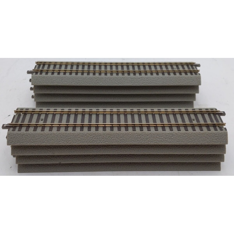 American Flyer 6-49852 S Scale FasTrack Standard Straight Tracks [8] LN