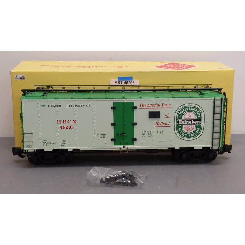 Aristo-Craft 46205 Heineken Beer Refrigerator Car LN/Box
