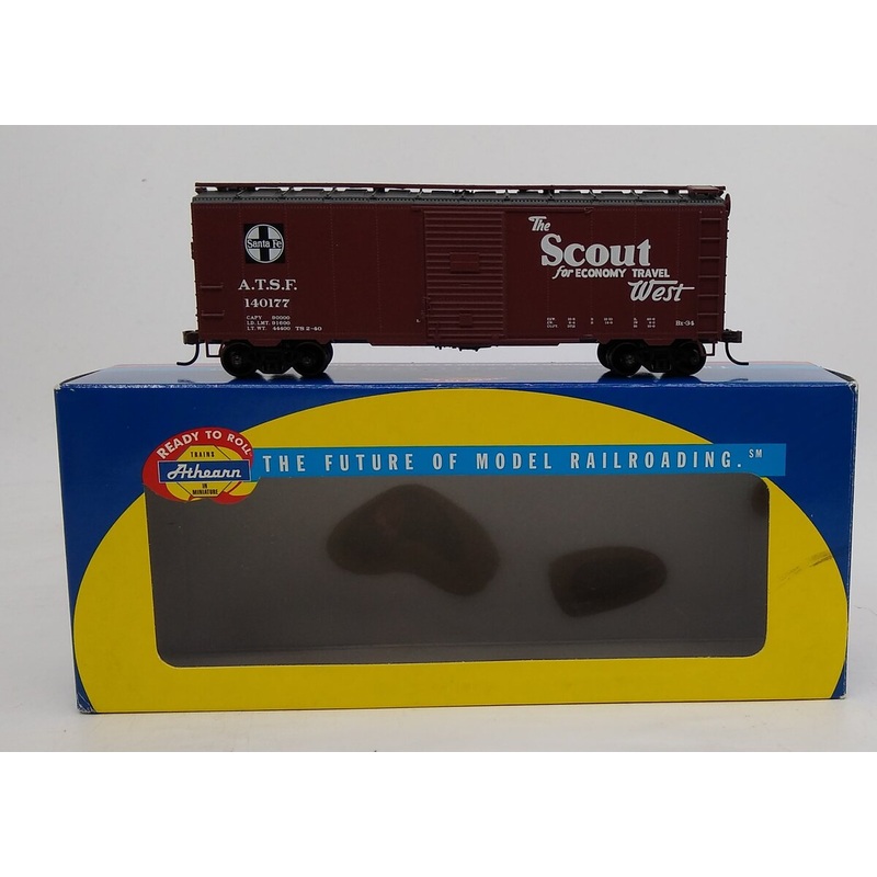 Athearn 70415 Santa Fe 40′ Box Car-Youngstown Door #140177 NIB