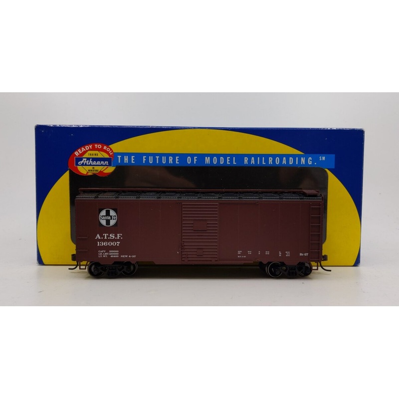 Athearn 70418 HO Santa Fe 40′ Box-Car #136007 NIB