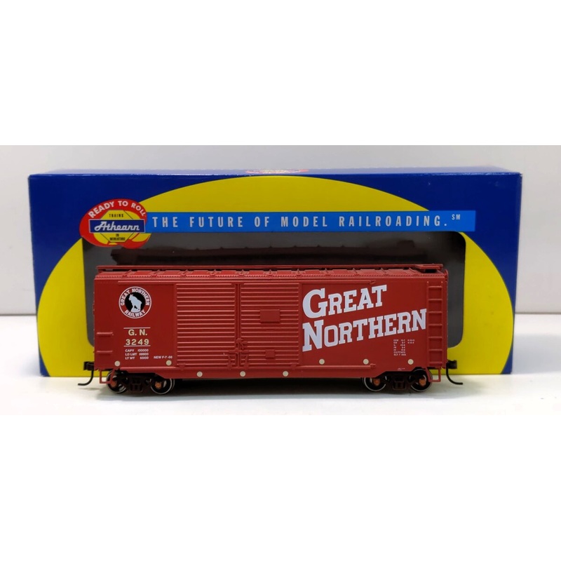 Athearn 70461 HO Great Northern 40′ Double-Door Box Car #3249 NIB