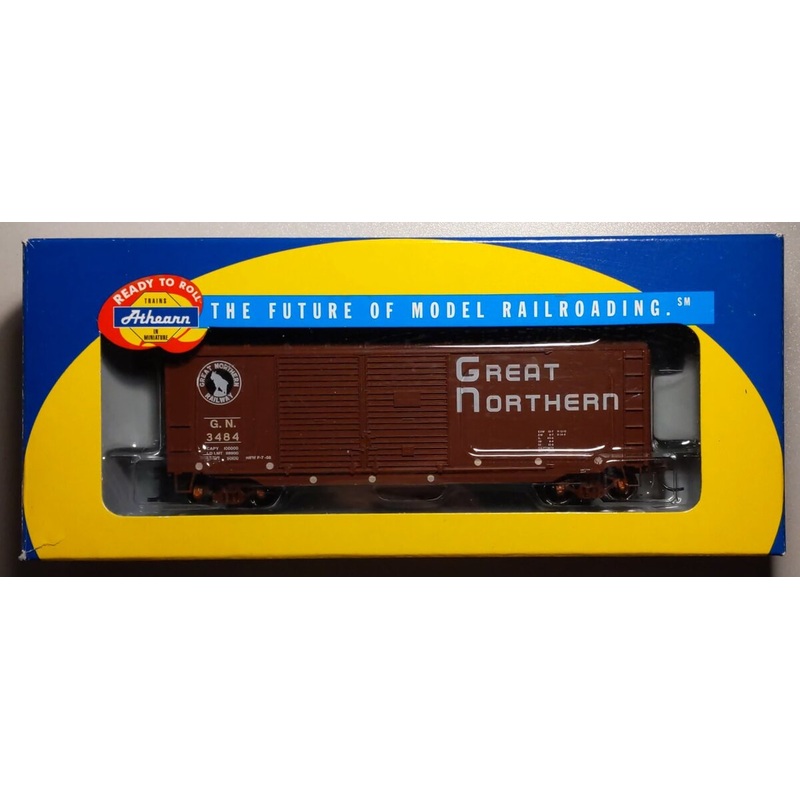 Athearn 70464 HO Scale GN 40′ Double Door Boxcar #3484 NIB