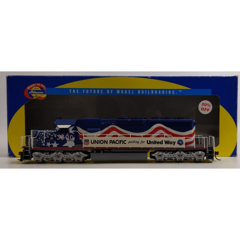 Athearn 8000 HO Scale Union Pacific United Way #3300 SD40-2 Diesel Locomotive LN/Box