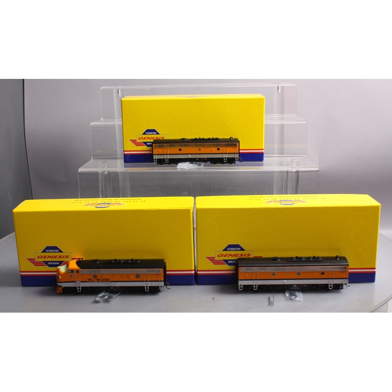 Athearn G3252 HO Scale D.&R.G.W. Rio Grande Zephyr F-9 ABB Diesel Set NIB