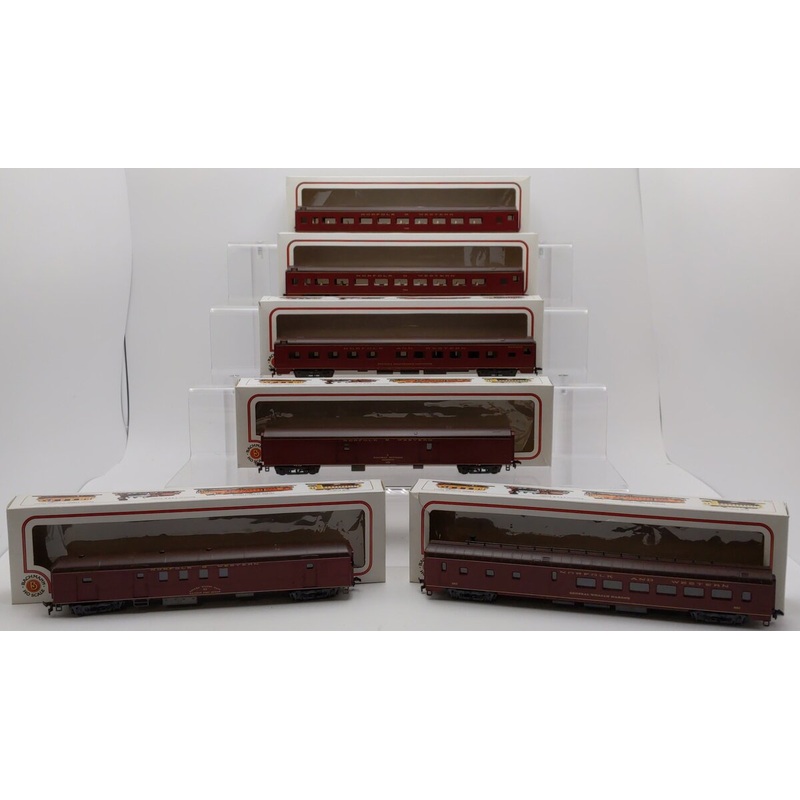 Bachmann 43-1291 HO Scale Norfolk & Western Passenger Train Set EX/Box