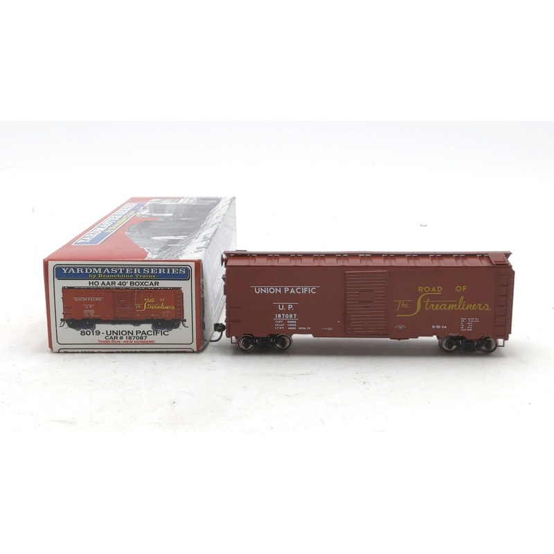 Branchline Trains 8019 HO Scale Union Pacific AAR 40′ Boxcar #187087 EX/Box