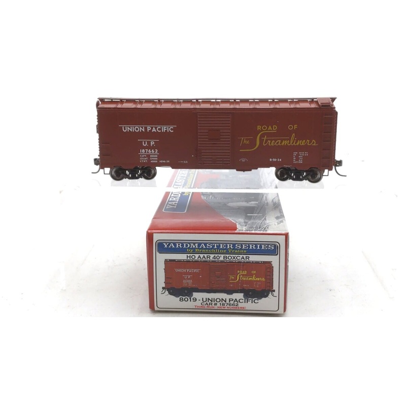 Branchline Trains 8019 HO Scale Union Pacific AAR 40′ Boxcar #187662 LN/Box
