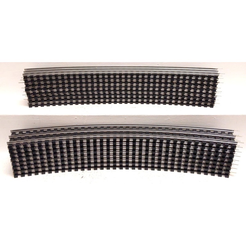 Gargraves Std Gauge 22 1/2 Degree Stainless Steel Curved Sectional Track [16] EX