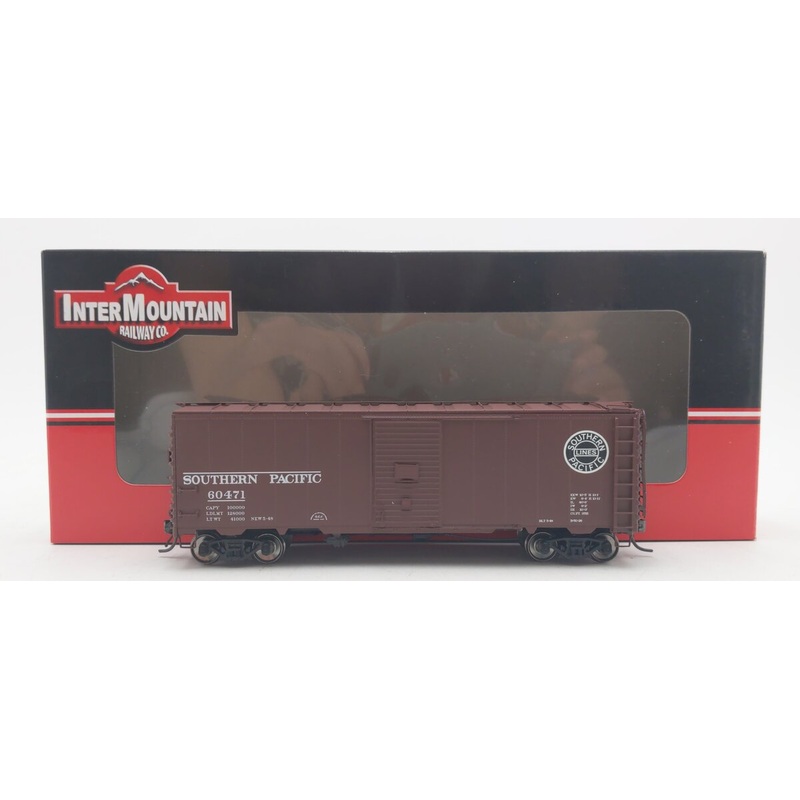 InterMountain 46013-37 HO Scale Southern Pacific 40′ Boxcar #60471 EX/Box