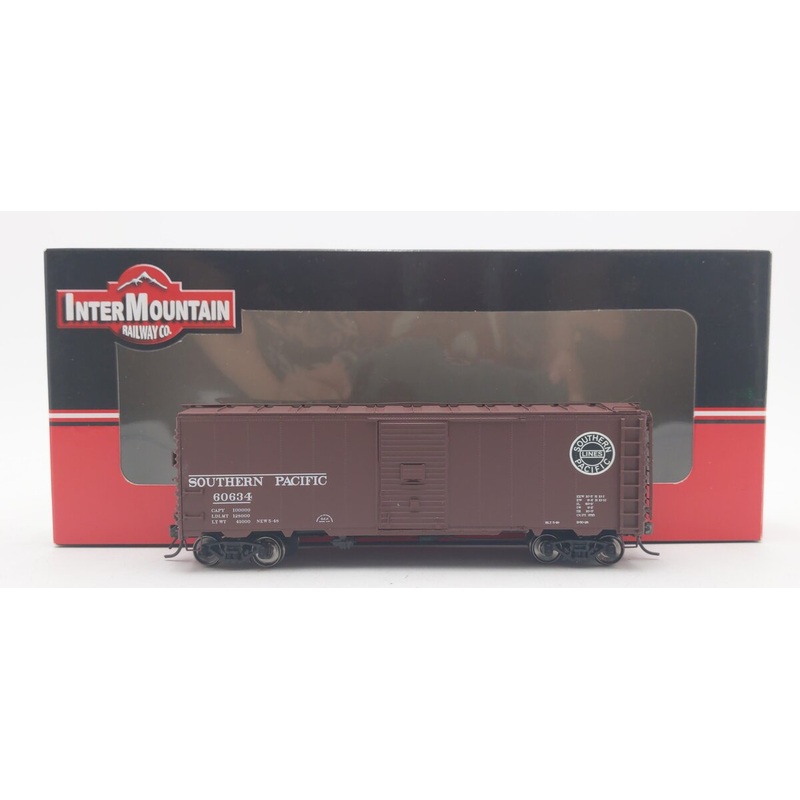InterMountain 46013-38 HO Scale Southern Pacific 12 Panel Boxcar #60634 LN/Box