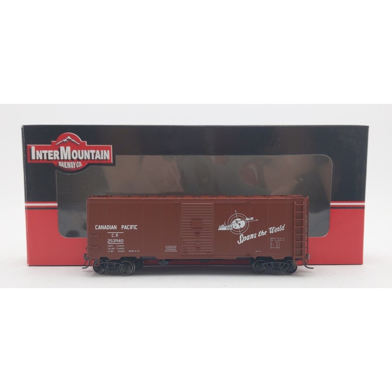 InterMountain 46802-36 HO Scale Canadian Pacific 40′ 1937 AAR Boxcar #253940 LN/Box